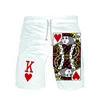 Playing Cards Poker K A Sport Running Short Pants KING QUEEN Swimming Trunk Pants Quick-drying Movement Surfing Shorts Swimwear 1