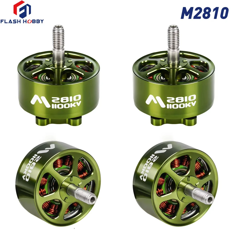 4pcs FLASHHOBBY Mars M2810 2810 1100KV Brushless Motor 3-6S LiPo for FPV Freestyle Long Range Drone DIY Parts