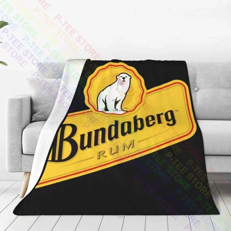 BundabergRumAlcoholBearBlanketCasualSofaBedSuperWarmCover