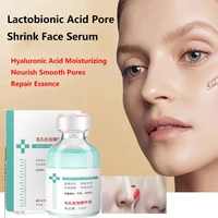 Lactobionic Acid Pore Shrink Face Serum Hyaluronic Acid Moisturizing Nourish Smooth Pores Repair Essence Firm Korean Cosmetics 1