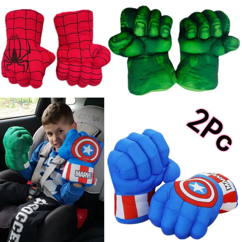 4-12Y Child and Adults Cosplay Hulk Fist Plush Gloves Performing Shield Props Toys Kids Gift Hulk Gloves Fantasy Game Costume funny halloween costumes