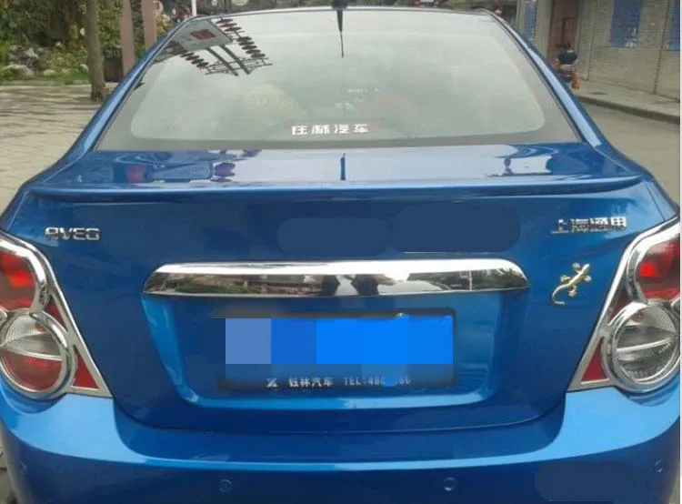 

Factory Style Spoiler Wing ABS for 2011-2015 Chevy Aveo 4DR Sedan Spoilers Wing A 1PCS Colorless