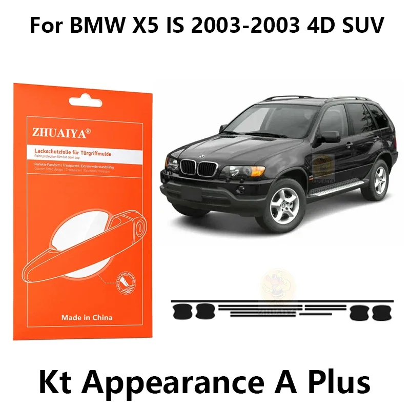

Защитная пленка ZHUAIYA для красок дверной ручки, ТПУ PPF для BMW X5 IS 2003-2003 4D SUV, автомобильные аксессуары