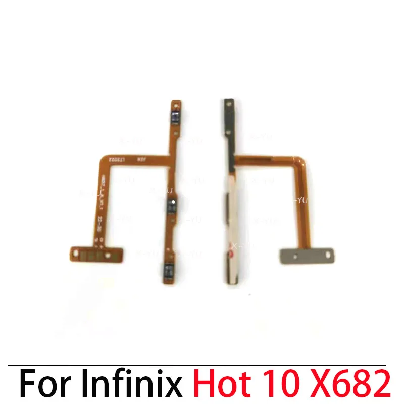 

10 шт. для Infinix Hot 10 X682 X682B / 10S X689 X689B X689D / 10T X689C / KF7 включение и выключение питания