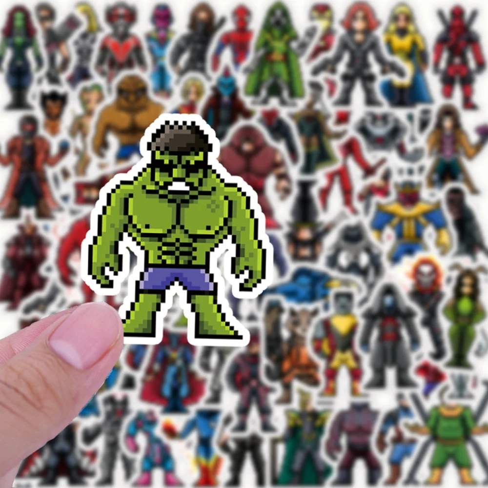 Marvel Autocollants, Stickers Marvel 50pcs, Autocollants Enfants