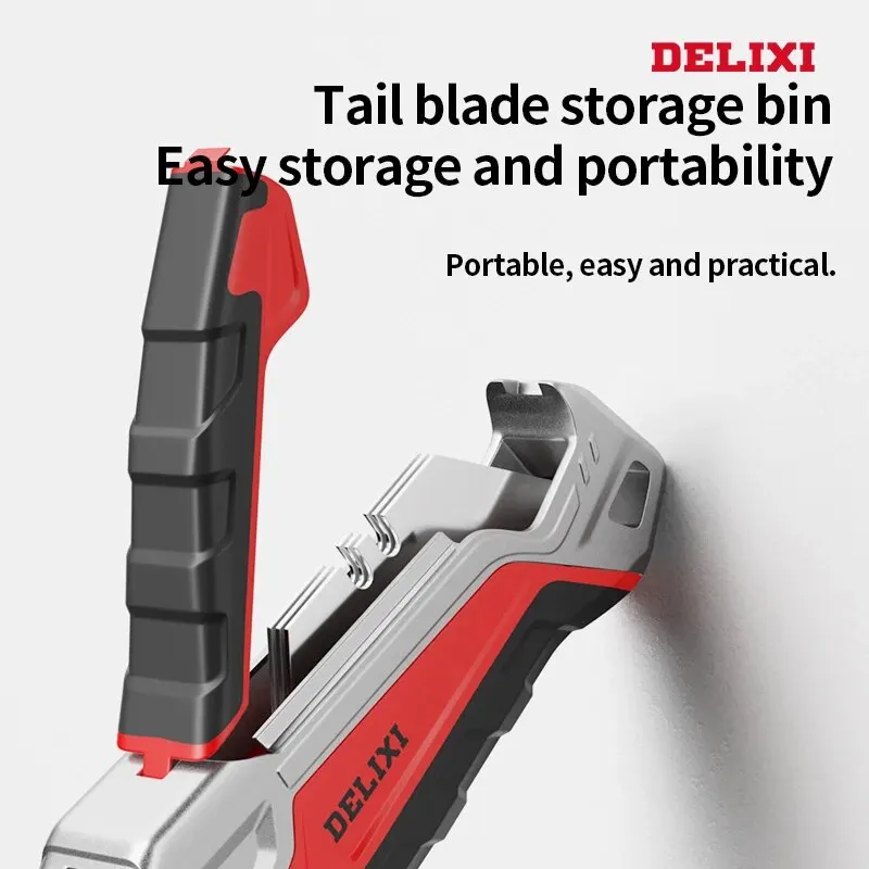 All-Steel Foldable Electrician's Knife Utility Cutter for Cable Stripping Wallpaper Cutting