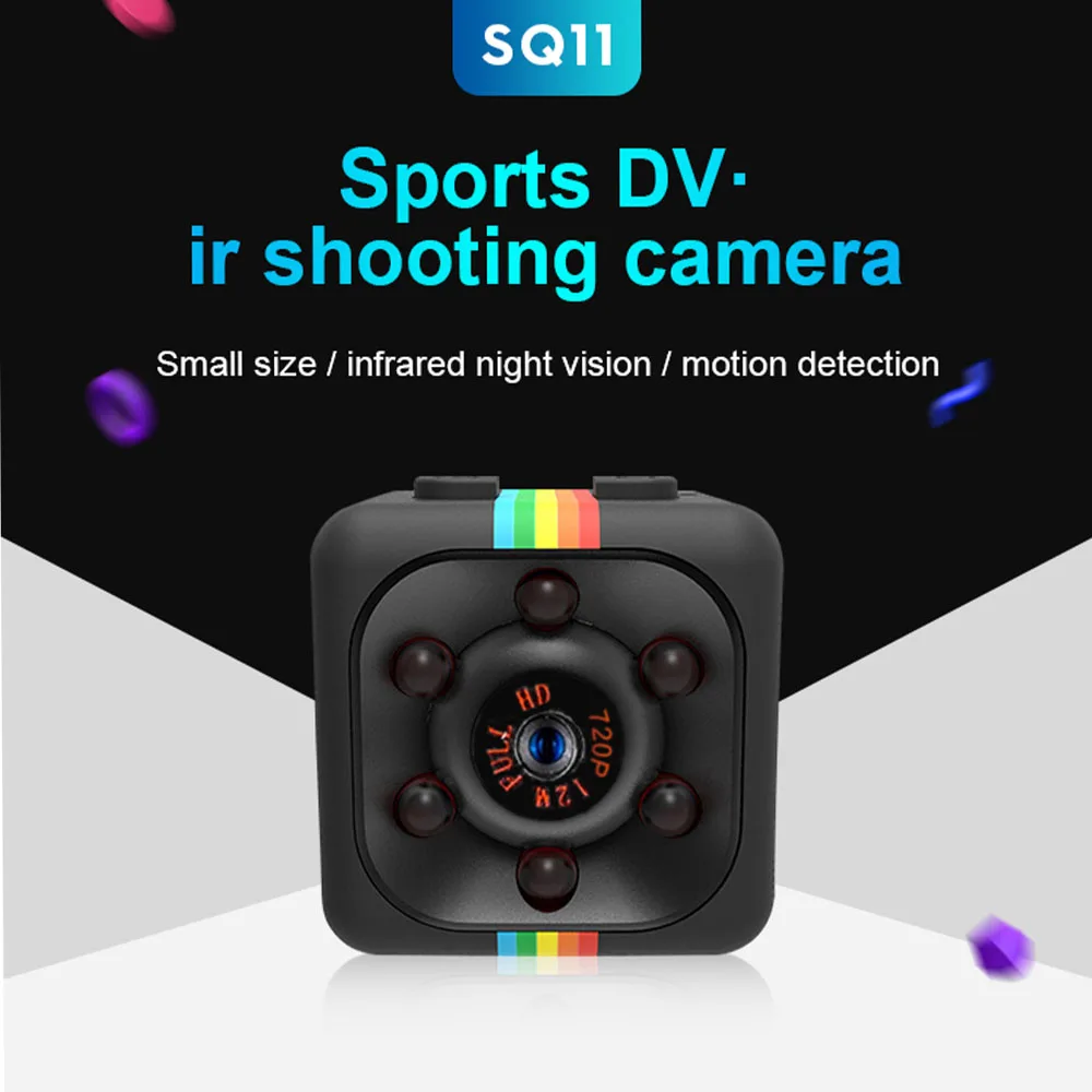 

SQ11 Wireless WiFi Mini Camera Network Security HD 1080P Sensor Night Vision Camcorder Motion DVR Micro