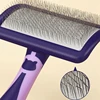 Dog Brush Stainless Steel Dogs Combs Massage Dog Grooming Brush Pet Hair Remover Cleaning Tools Soft Handle Cat Comb Cat Br Comb 5