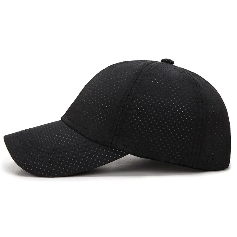 2024 New Summer Men Women Snapback Quick Dry Mesh Baseball Cap Sun Hat Bone Breathable Hats Adjustable outdoor hat Fishing Cap
