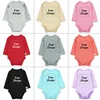 DIY YOUR PRINT LOGO 100% Cotton Newborn Customization Bodysuit Long Sleeve Short Sleeve Jumpsuit Simple CUSTOM TEXT Baby Romper 1
