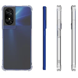Custodia per telefono in TPU trasparente con bumper in silicone shockproof con cuscino d'aria