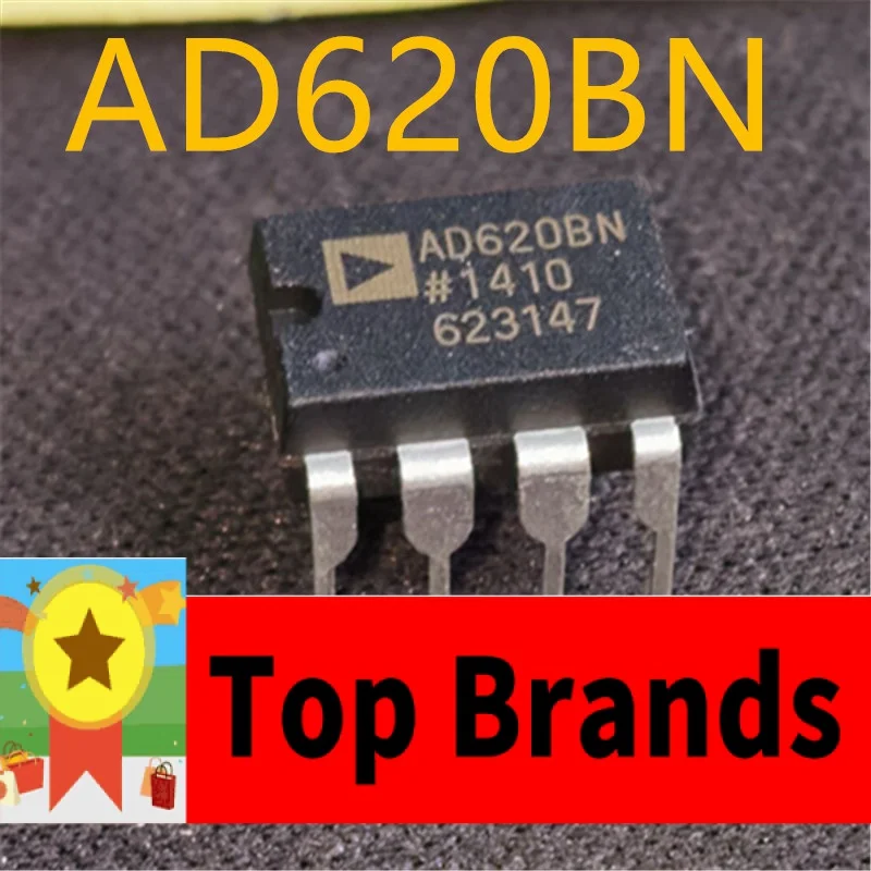 

Новый и оригинальный чипсет AD620BN AD620 DIP-8, 10 шт.