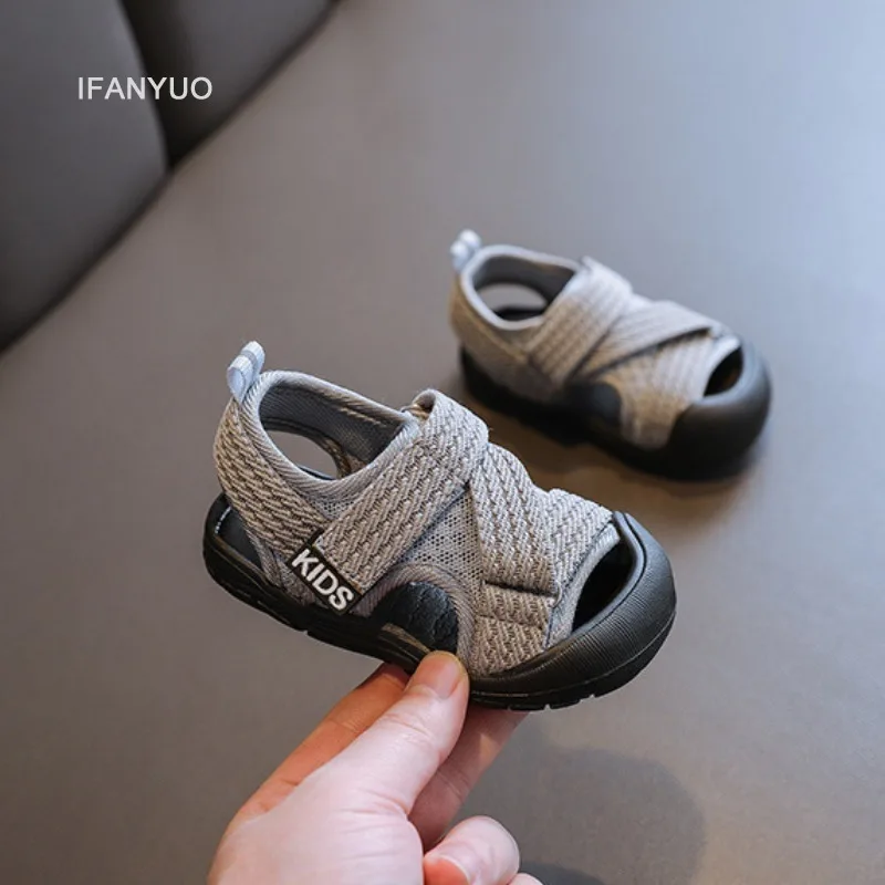 Baby Boys' Sandals Summer Toddlers Walking Shoes Soft Sole Anti Slip Girls' Shoes Infant Mesh Cool Children's Sandals baby shoes,kids shoes,children sandals,kids sandals