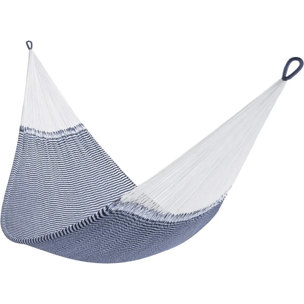 

Hammock, Double Size, Fits 1-2 PPL, 400lb Max - Weather Safe, Super Strong, Easy To Hang, Ultra Soft, Artisan Made, Hammock