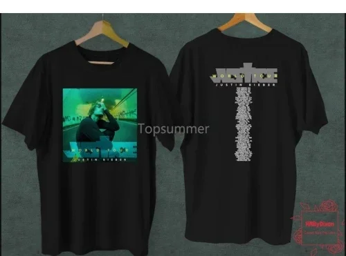 

Justin Bieber Tour 2022 Shirt Justin Bieber Justice Tour 2022 Shirt 2 Sides Gift