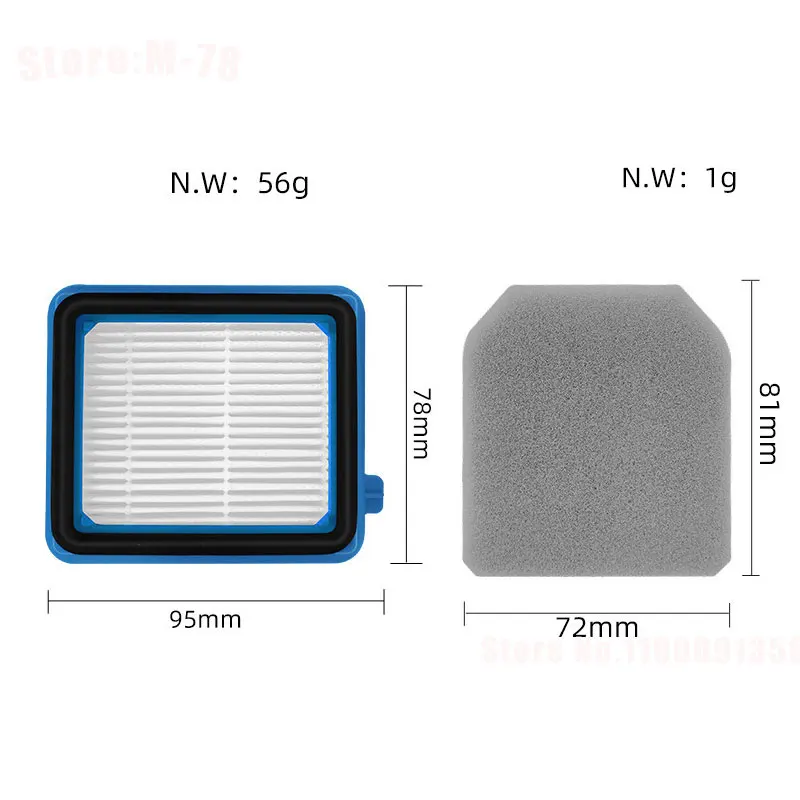 Description Picture 4 of itemReplacement Washable HEPA Filter For Electrolux Q6-8 WQ61 WQ71 WQ81 Vacuum Cleaner Accessories Filter Cleaning Tool Spare Parts