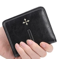 Mini portefeuilles en cuir PU pour femmes, porte-cartes mince, sac à main femme de qualité, fermeture éclair, mode féminine, nouveau 5