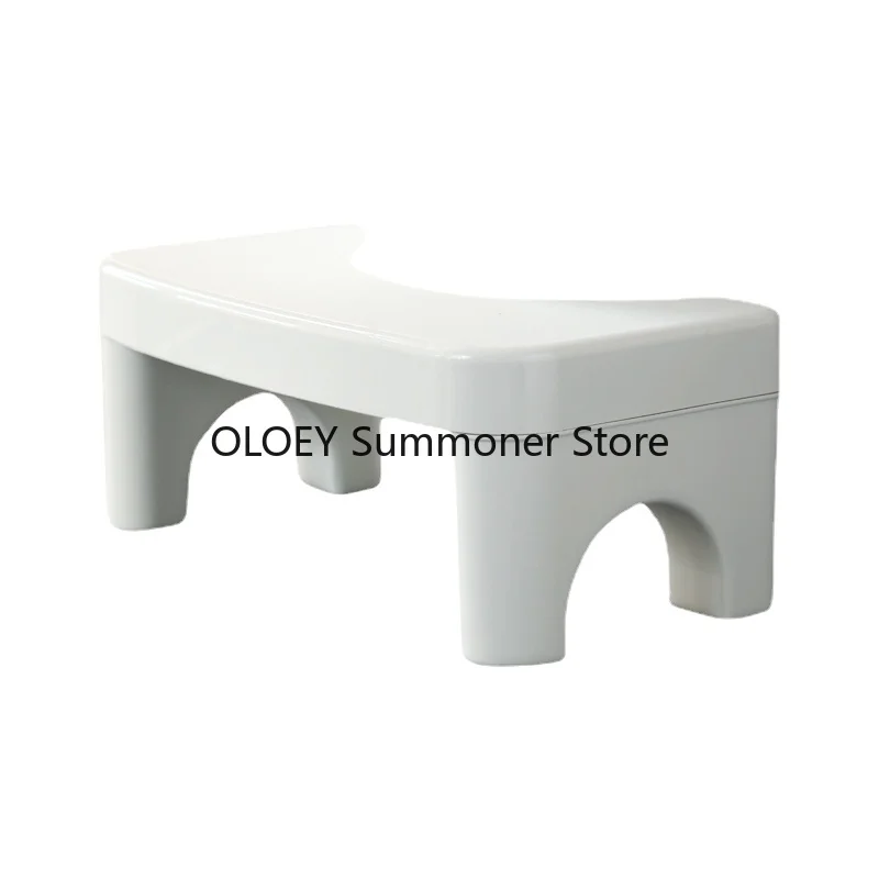 Bathroom Toilet Step Stool White Plastic Small Low Design Stool Squatty Potty Modern Taburete Tocador Household Artifact OB50YD