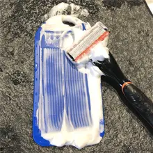 

Portable Shaving Razor Blade Sharpener Extend Life of Razor Blades Silicone Cleaner Safety Men Beard Shaving Tool Accessories