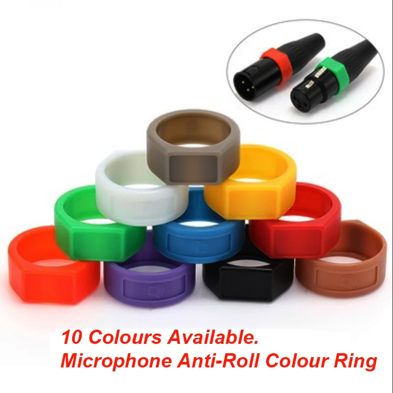 2PCSMicrophoneAntiRollColourRingYSCCRforYS136NYS137NXLR