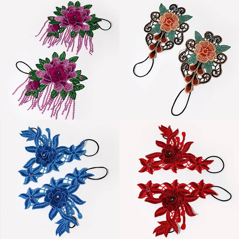 Summer Sexy Lace Rose Flower Gloves Women Half Finger Sunscreen Short Gloves Female Driving Cycling Fingerless Mitten Guantes