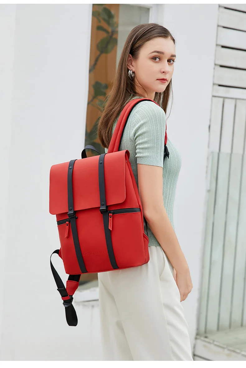 Simple backpack, large capacity backpack, fashionable and versatile casual backpack, women's new computer bag_voghion.com