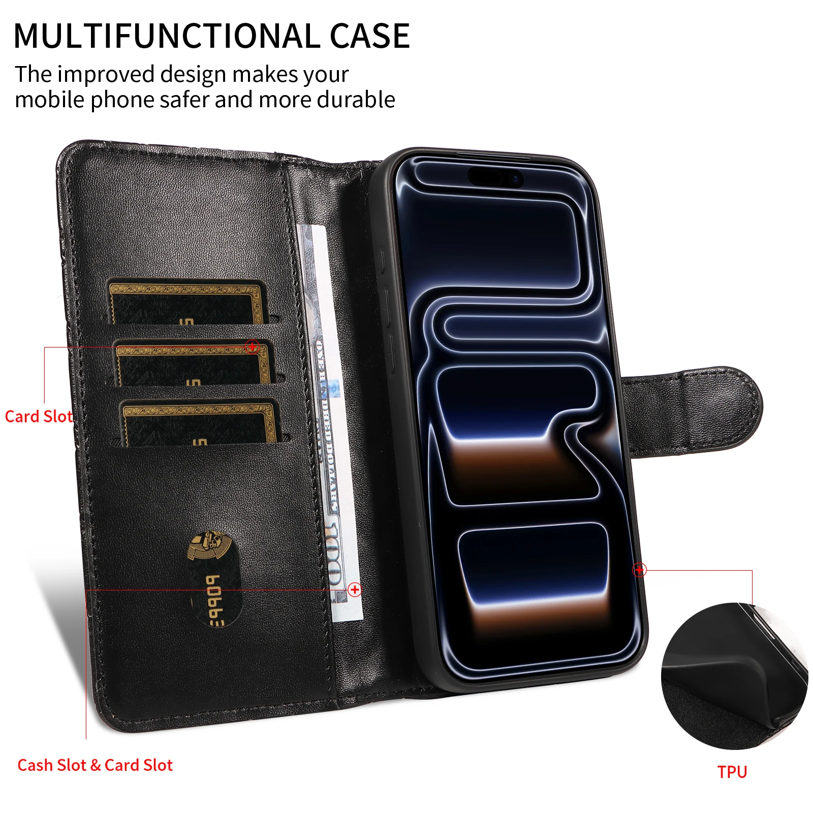 Leather Phone Case - Elegant Protection Cover