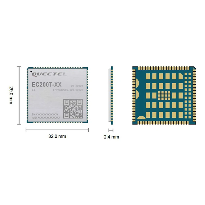 Рисунок 2 - Quectel EC200T EC200T-EU LTE Cat4