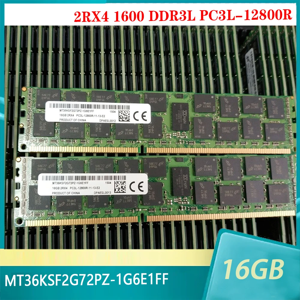 

1 шт. Φ 16G 16GB для MT RAM 2RX4 1600 DDR3L MT36KSF2G72PZ-1G6E1FF Серверная память