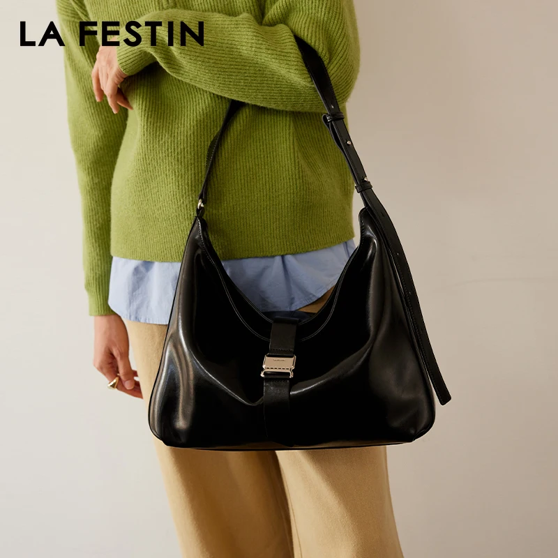 

LA FESTIN tote bag 2023 New Leather Bag for Women Shoulder Bag Large Capacity Bag Crossboby Bag y2k Fashion Designer Luxury Bag