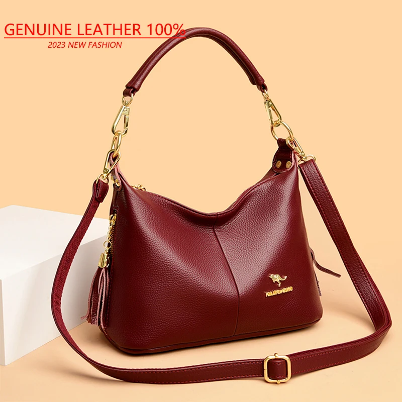 

2023 Luxury Designer Solid Color Women Small Crossbody Fashion Shoulder Messenger Bag Ladies Shell Genuine Leather Crossbody Bag