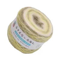 50g/Roll Gradient Colorful Mohair Multicolor Rainbow Yarn 200M Hand-Woven Soft Yarn For Knitting Crochet Sweater 2