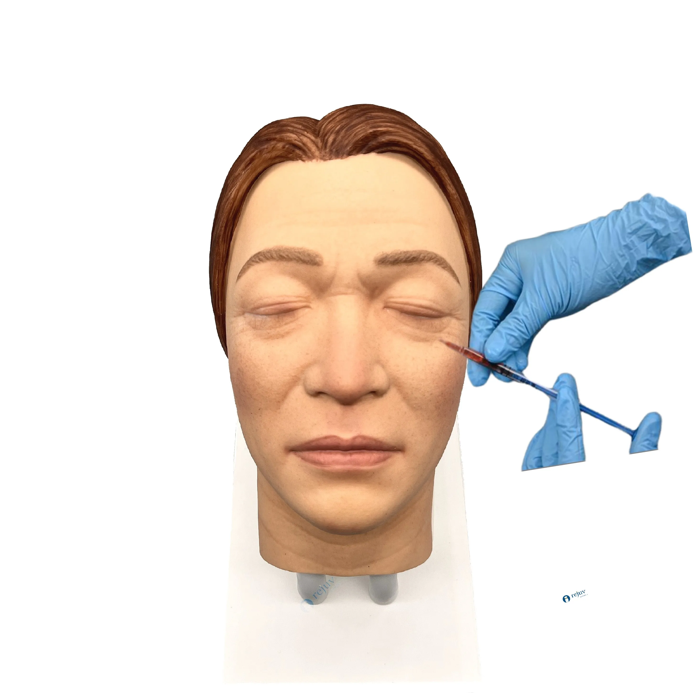 Cosmetic Injection Model, Silicone Female Face Mannequin for Injection Training Aesthetics Botox Dermal Filler Courses 4