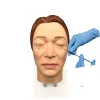 Cosmetic Injection Model, Silicone Female Face Mannequin for Injection Training Aesthetics Botox Dermal Filler Courses 4