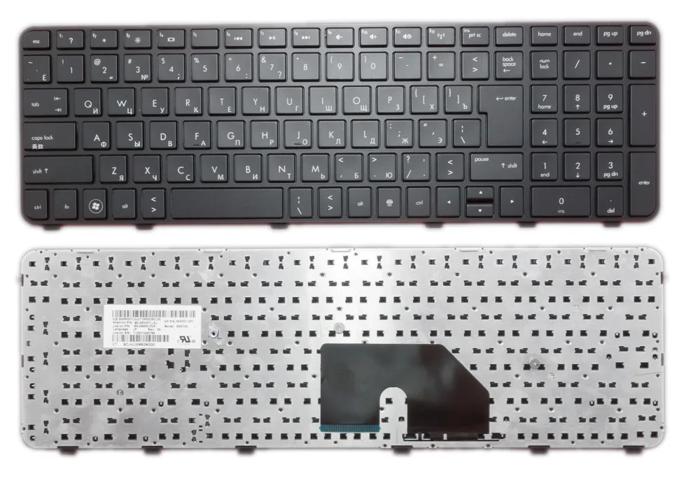 Клавиатура для HP Pavilion dv6-6079er черная с рамкой | Компьютеры и офис