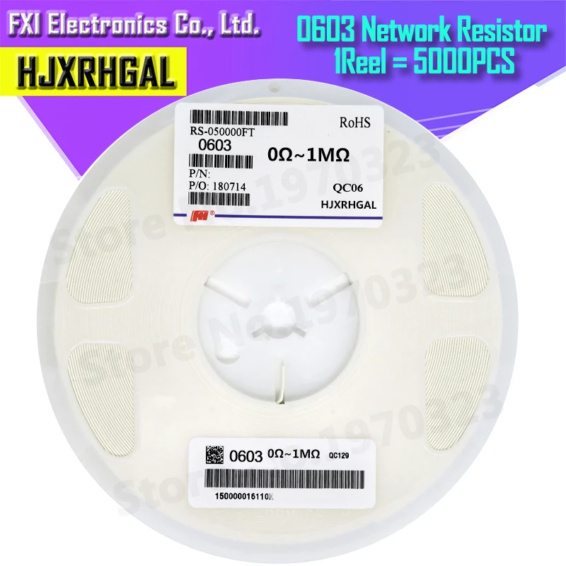 

5000 шт. 0603 2*4 8P4R 2*4P 5% сетевой резистор SMD array 0 Ом ~ 910K 2K 2,2 K 4,7 K 10K 22K 47K 100K 1M 1 10 100 220 470 Ом