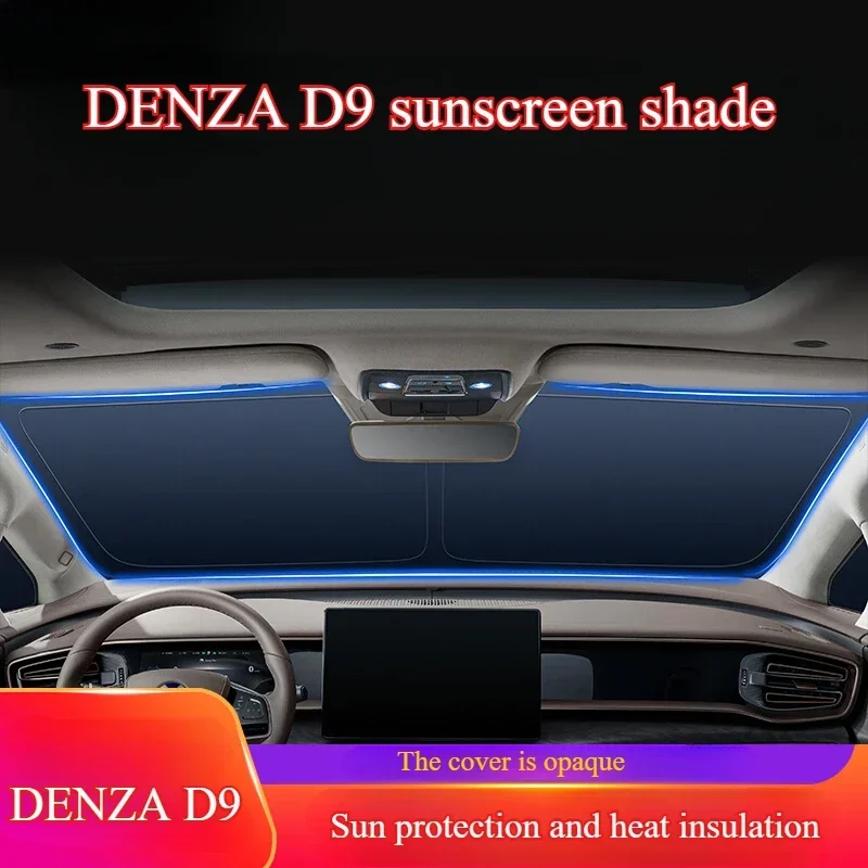 For DENZA D9 sunshades, car side curtains, privacy sunshades, front shields, umbrellas, sun protection and heat insulation