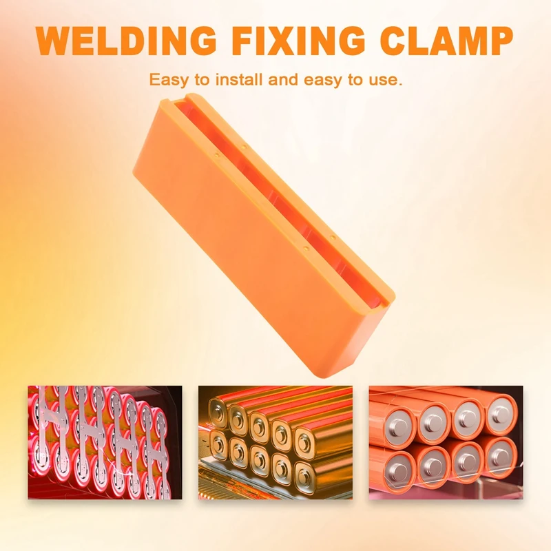 A59Z-18650 Battery Fixture Single Row Double Sided Spot Welding Fixed Fixture For Lithium Battery Pack Soldering 6-Section