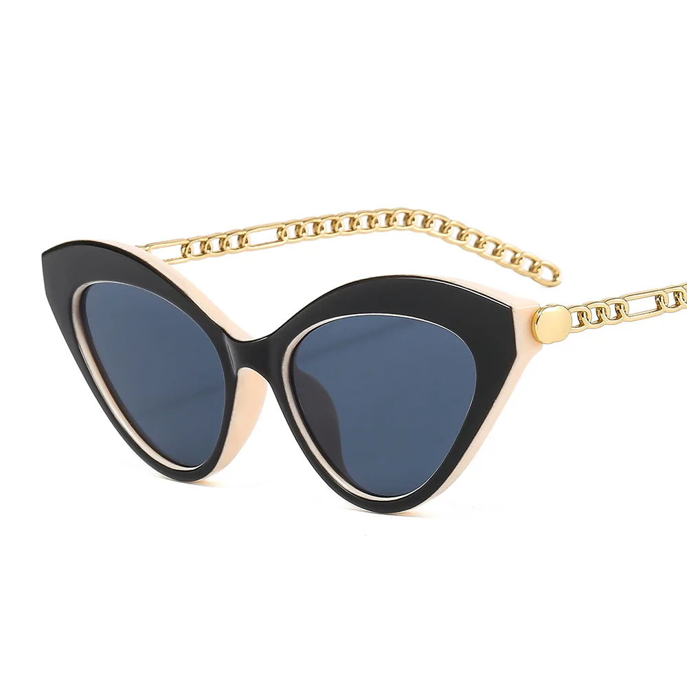 New Fashion Designer Women Sunglasses For Men Modern Cat Eye Frame Sun Glasse Brand Quality Ins Trending Shades UV400 Eyeglasses 7