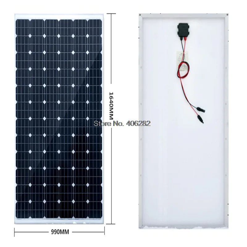 

New 300W Monocrystalline Silicon Solar Panel Photovoltaic Power Generation System 12V24V Household