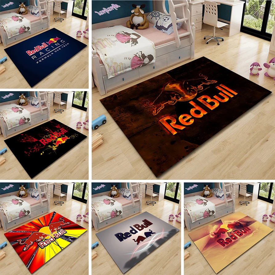 Коврик с 3D рисунком Red Bull нескользящий коврик креативным детский игровой для