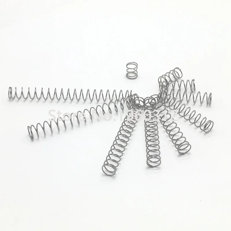 JINchao-Molla di compressione, 2pc filo 1,0 millimetri Diametro esterno 8mm, doppio gancio lungo di espansione tensione della molla, Accessori hardware 304 Acciaio Lunghezza 60mm-150mm ,Non si deforma