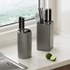 Universal Knife Block, Stainless Steel Universal Knife Holder Block, Modern Kitchen Knife Storage Organizer for Countertop 3