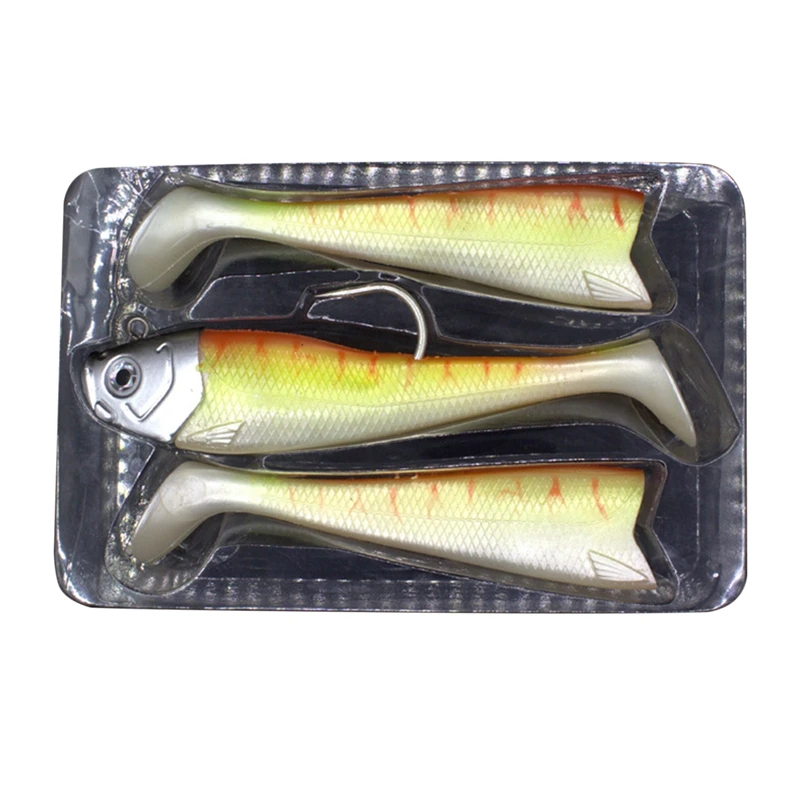 

1 Set Soft Fishing Lure 18.5Cm PVC Fish Lures For Bass Pike Leurre Souple Outdoor Fishing Accessories