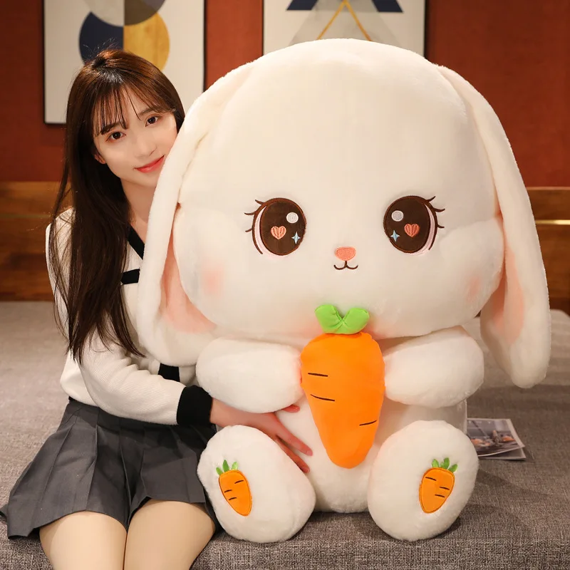 Kawaii Bunny Carrot Long Ears Plush XL (50cm)