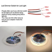 1/2pcs Led Dimmer 12v Touch Switches For LED Strip Light Stepless Dimmable Brightness Controller DC 5V -24V Light Dimmer Control - Image 3