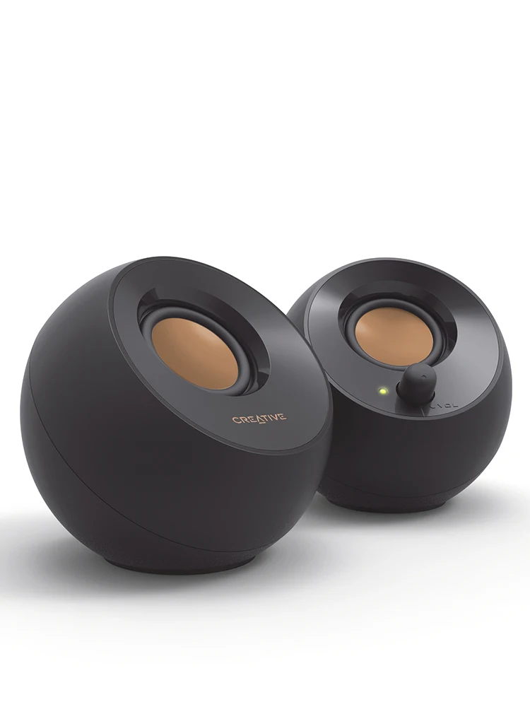 Computer Speakers Creative Pebble Plus 2.0 Speaker Wired Pebble Desktop Speaker 3d Surround Subwoofer