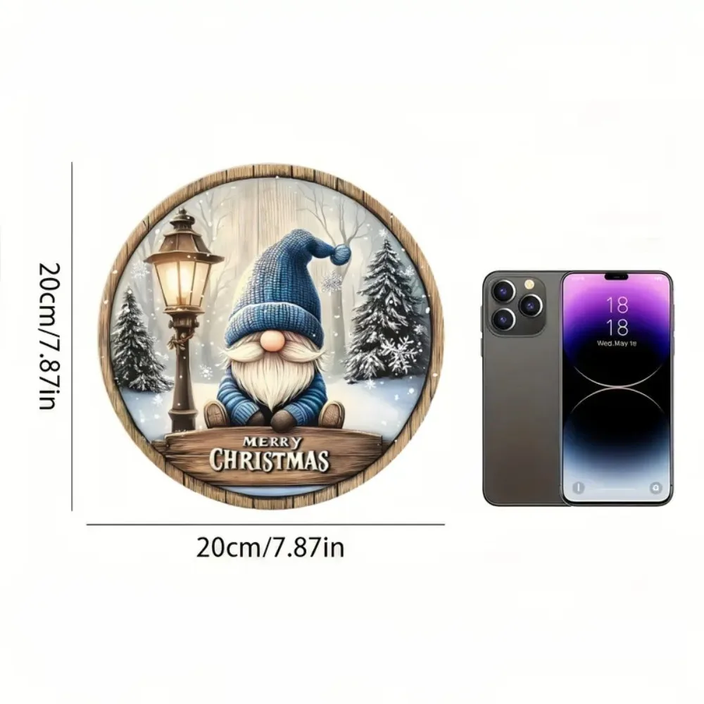 Christmas Gnome Wooden Sign 2