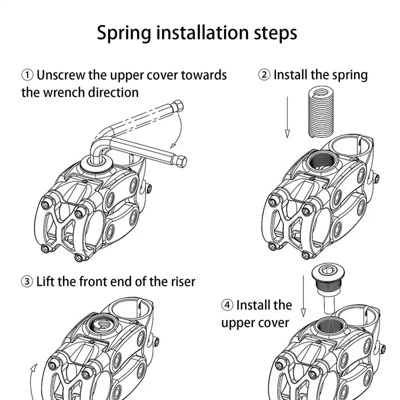 REDSHIFT ShockStop Bicycle Stem Shock Absorbing Bicycle Stem For