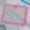 A6 Sticker Organizer Transparent Textured PP File Storage Zipper Pouch Stationery Scrapbook Journal Accessories 5